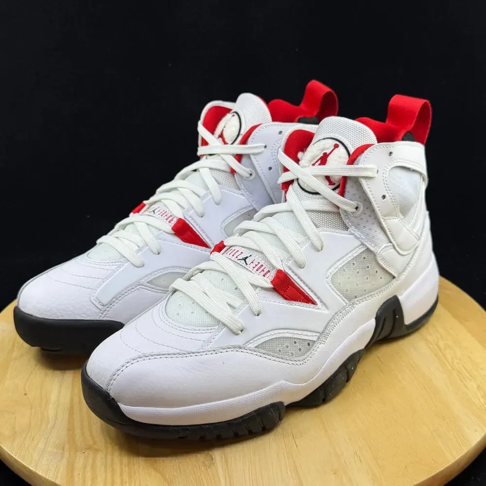Air Jordan Jumpman Two Trey White Black Red Retro Shoes DO1925-160 Men Size 10.5